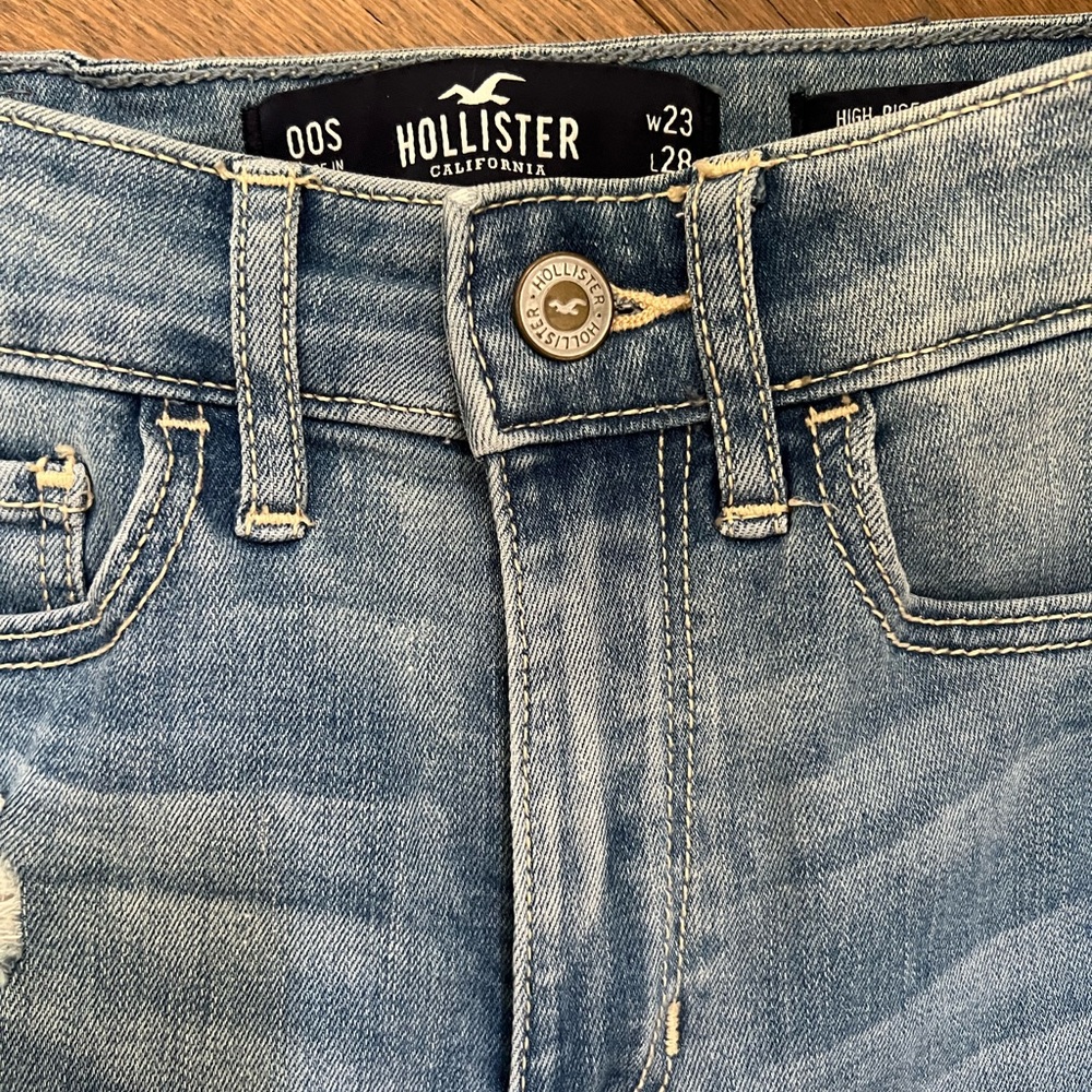 distressed high rise super skinny classic stretch gently used no stains
